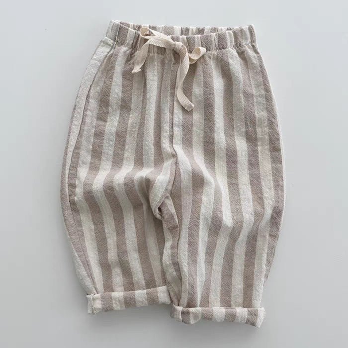 Baby en Peuter Gestreepte Broek - Katoenen Zomerbroek - KANIBOO