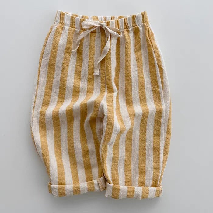 Baby en Peuter Gestreepte Broek - Katoenen Zomerbroek - KANIBOO