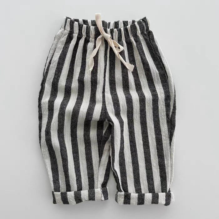 Baby en Peuter Gestreepte Broek - Katoenen Zomerbroek - KANIBOO