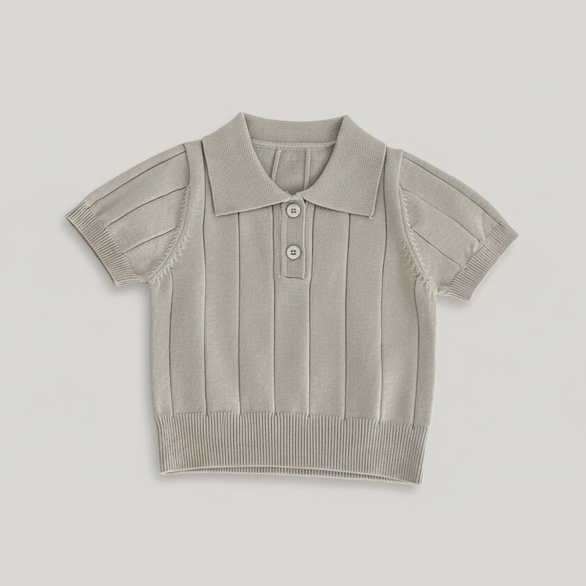 Baby Gebreid Kraag Pullover en Broek - KANIBOO