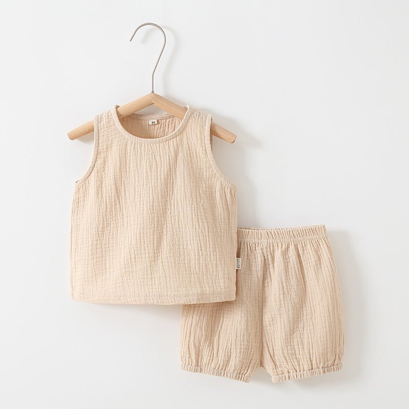 Baby Zomerset Gaas - Mouwloos Topje en Shorts - KANIBOO