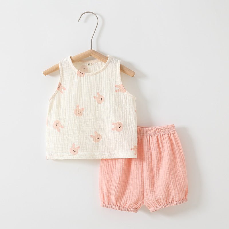 Baby Zomerset Gaas - Mouwloos Topje en Shorts - KANIBOO