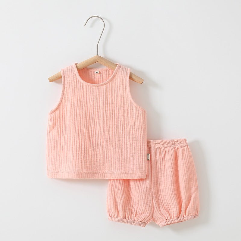 Baby Zomerset Gaas - Mouwloos Topje en Shorts - KANIBOO