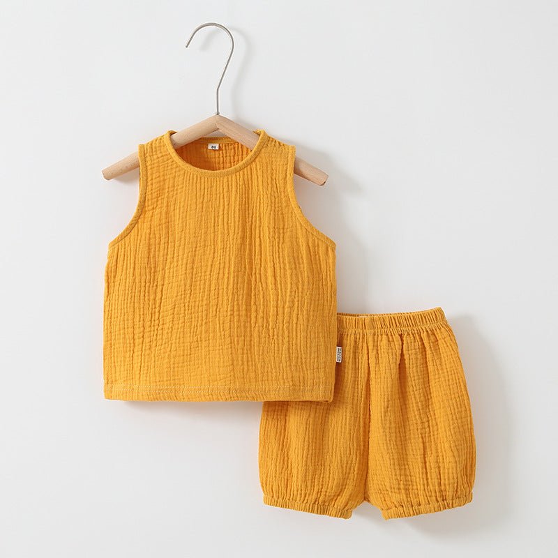 Baby Zomerset Gaas - Mouwloos Topje en Shorts - KANIBOO