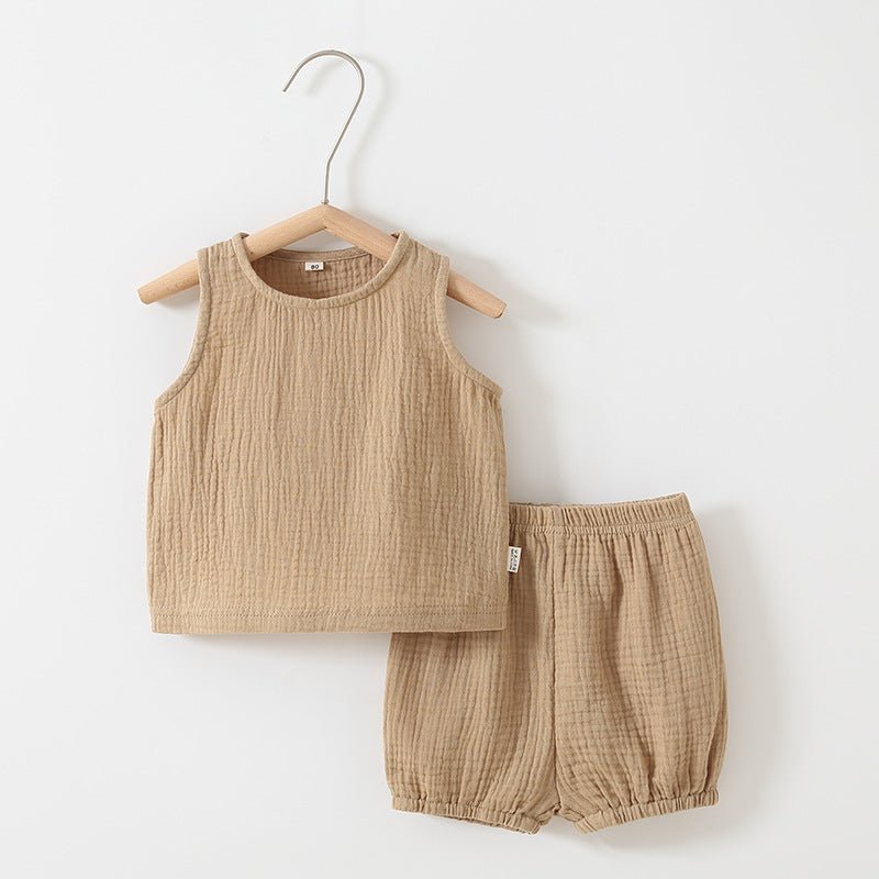 Baby Zomerset Gaas - Mouwloos Topje en Shorts - KANIBOO