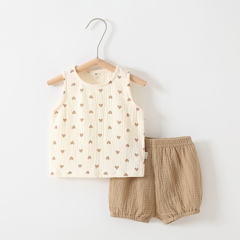 Baby Zomerset Gaas - Mouwloos Topje en Shorts - KANIBOO