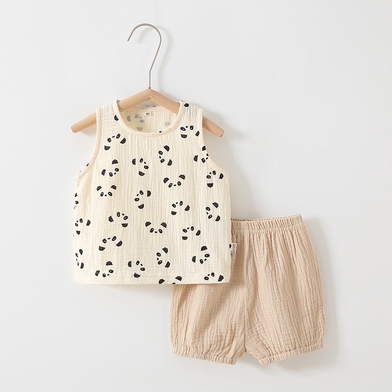 Baby Zomerset Gaas - Mouwloos Topje en Shorts - KANIBOO