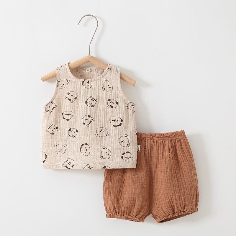 Baby Zomerset Gaas - Mouwloos Topje en Shorts - KANIBOO