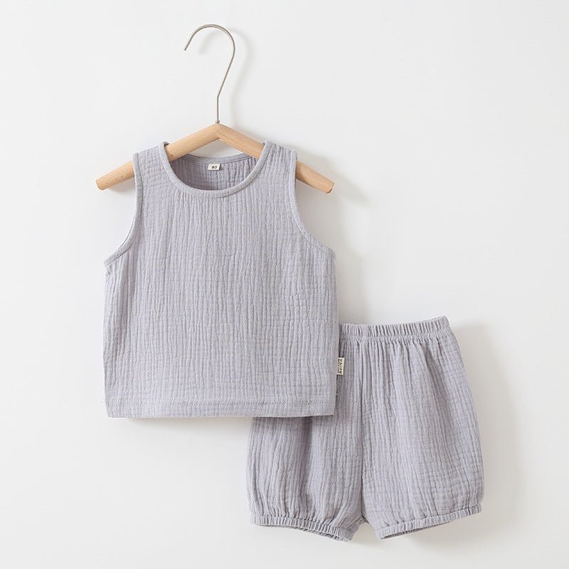 Baby Zomerset Gaas - Mouwloos Topje en Shorts - KANIBOO