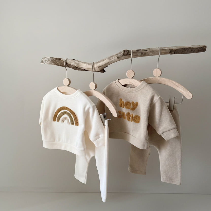 Kinder Setje met Alfabet Borduurwerk