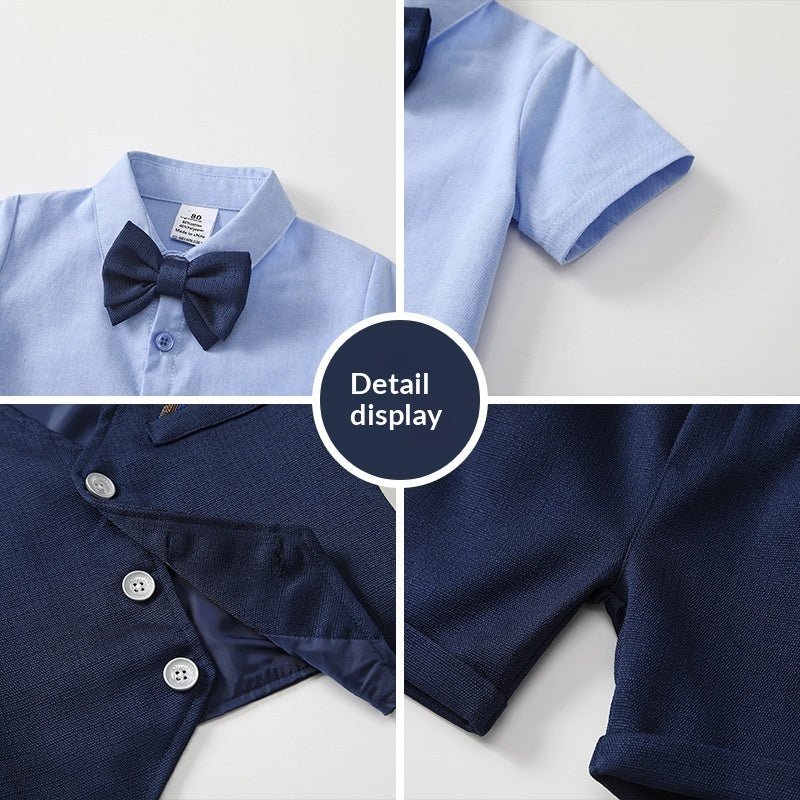 Jongens Gilet Set met Strikje - Kaniboo Kids