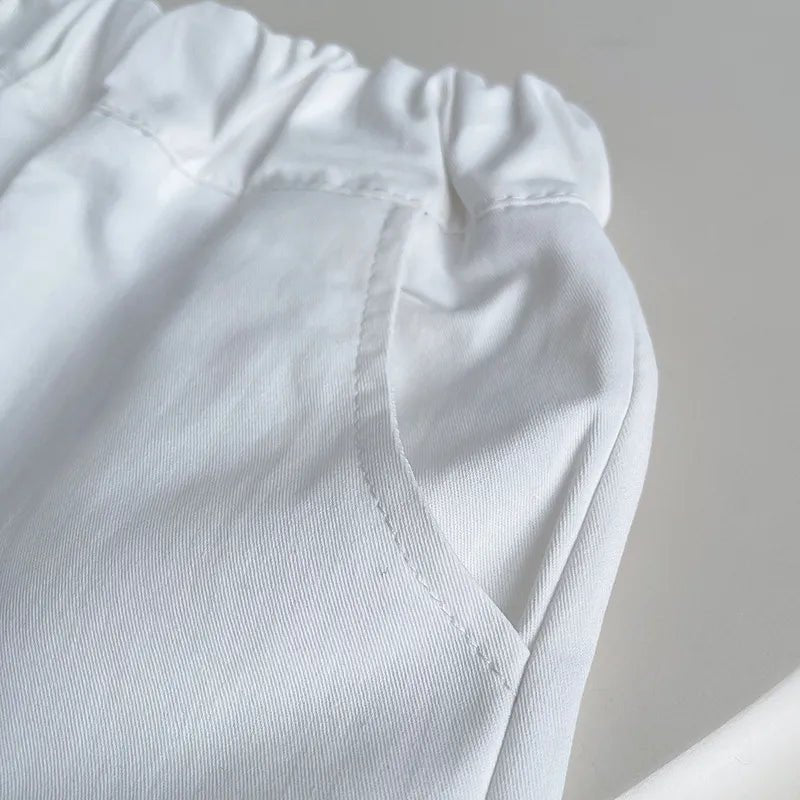 Jongens Zomerset — Gestreept Shirt met Witte Shorts