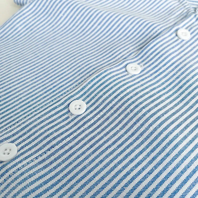 Jongens Zomerset — Gestreept Shirt met Witte Shorts