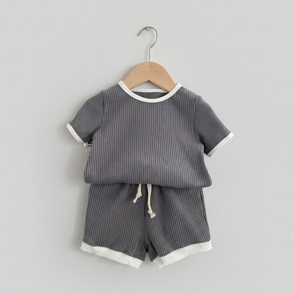 Jongens Zomerset Strepen - T-shirt en Shorts - KANIBOO