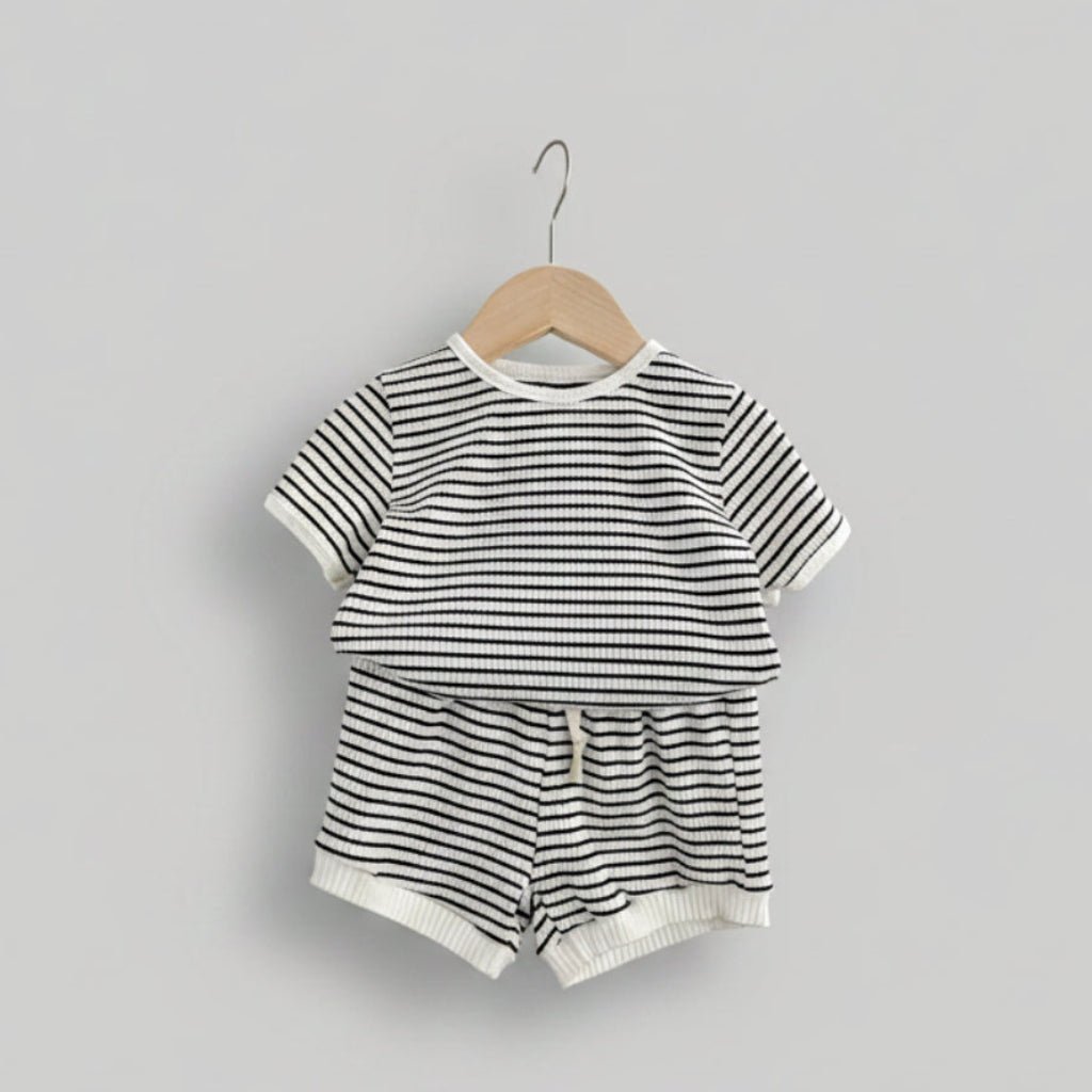 Jongens Zomerset Strepen - T-shirt en Shorts - KANIBOO