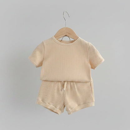 Jongens Zomerset Strepen - T-shirt en Shorts - KANIBOO