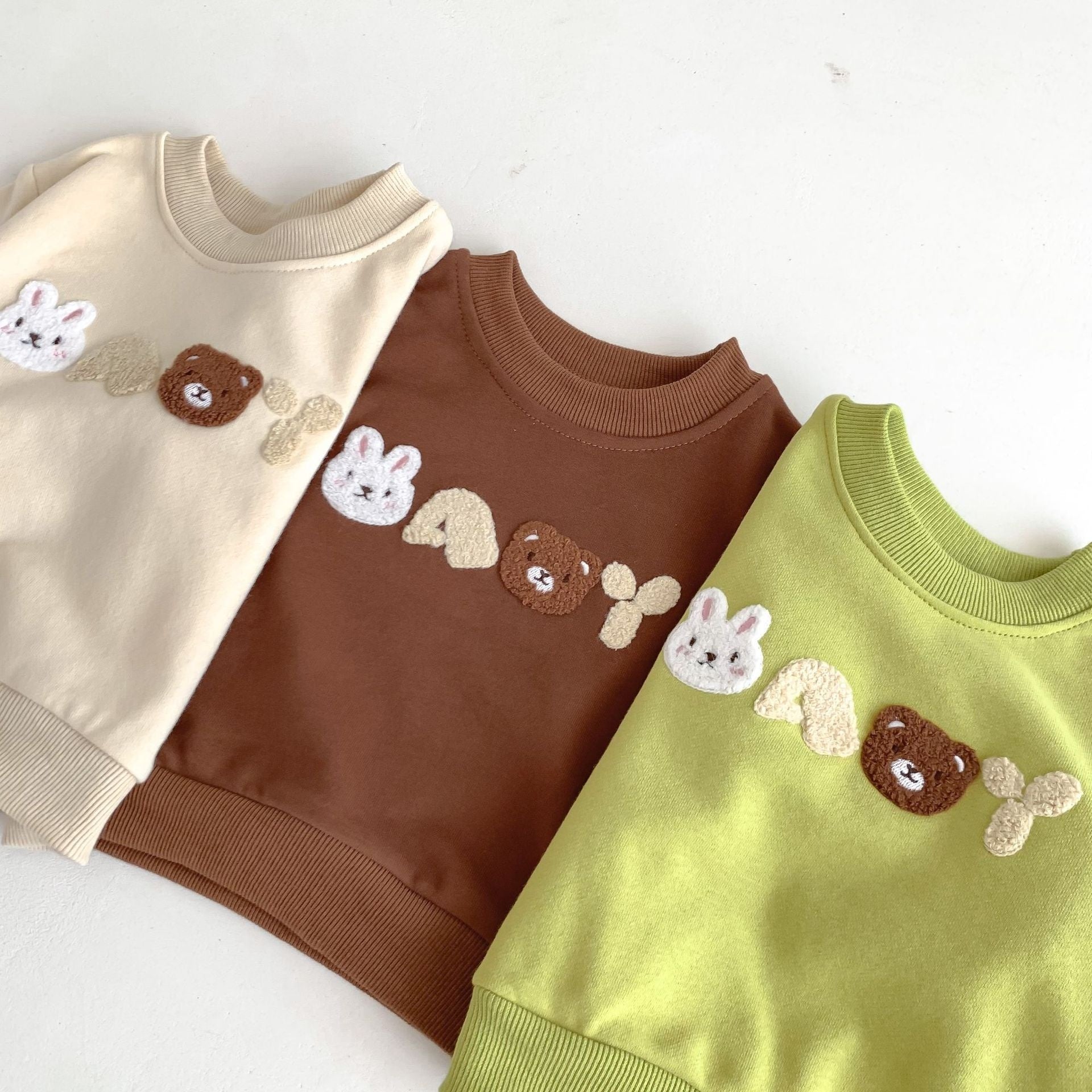 Kinder Setje met Beer Letters Applicatie - KANIBOO
