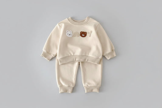 Kinder Setje met Beer Letters Applicatie - KANIBOO