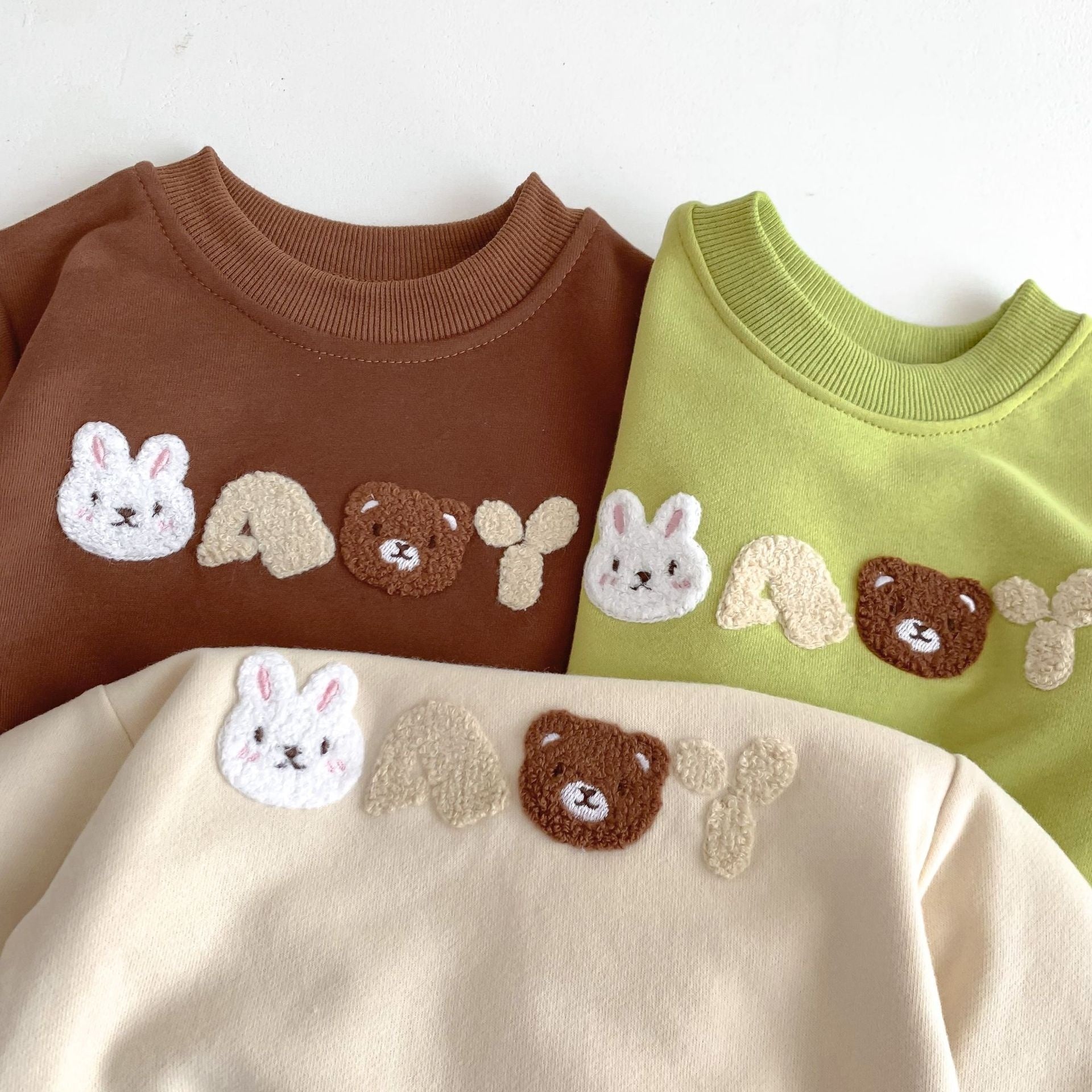 Kinder Setje met Beer Letters Applicatie - KANIBOO