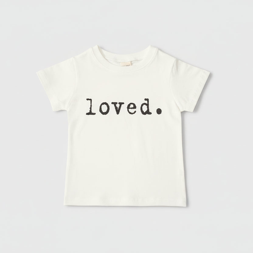 Kinder T-shirt Letter Print - Zomer Korte Mouw - KANIBOO