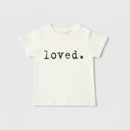 Kinder T-shirt Letter Print - Zomer Korte Mouw - KANIBOO