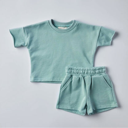 Kinder Zomerset Casual - T-shirt en Shorts - KANIBOO
