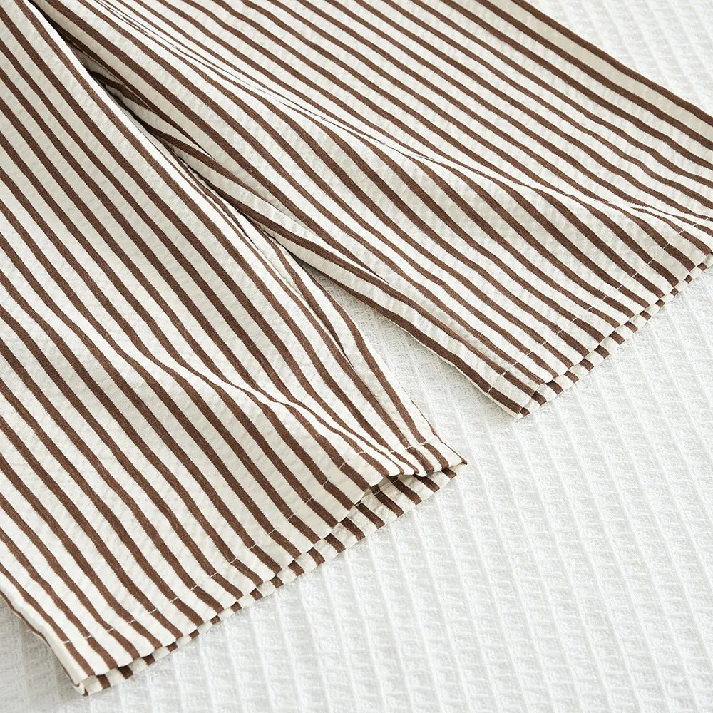 Meisjes Zomerset — Mouwloze Top met Wijde Gestreepte Broek