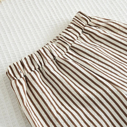Meisjes Zomerset — Mouwloze Top met Wijde Gestreepte Broek