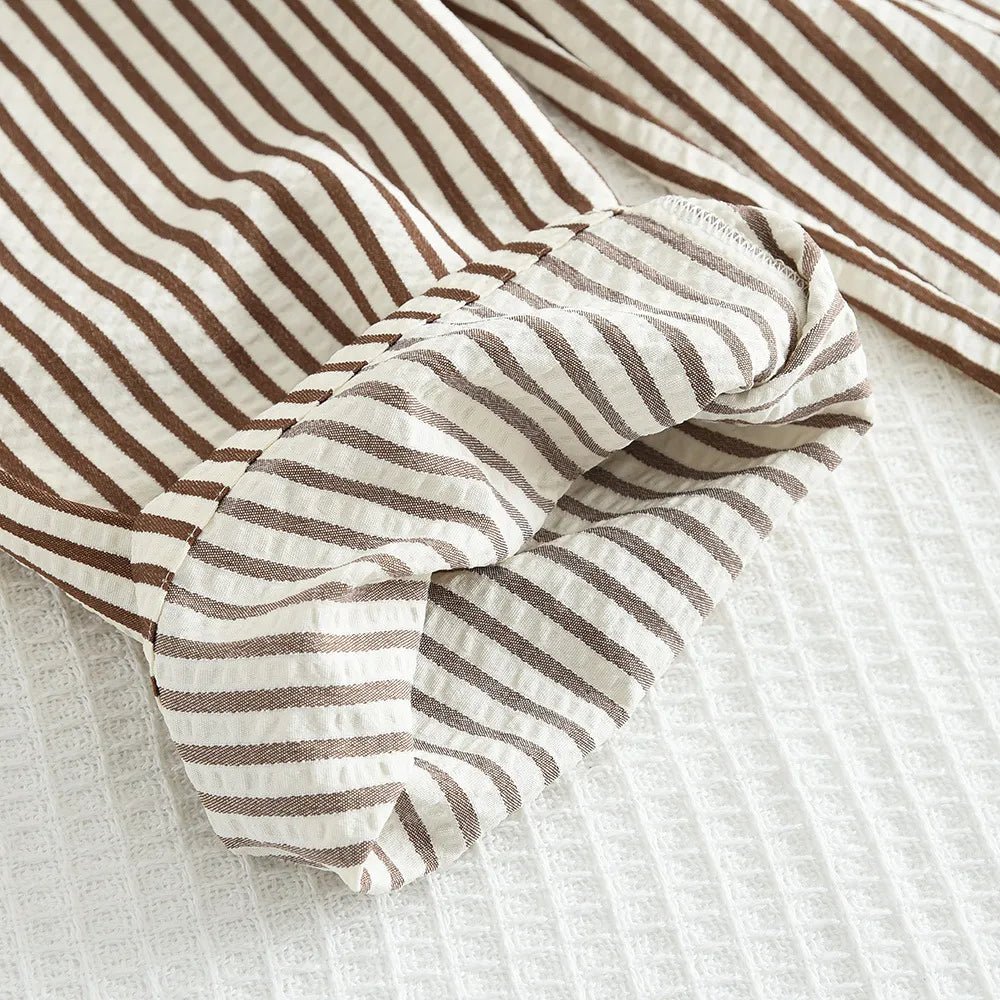 Meisjes Zomerset — Mouwloze Top met Wijde Gestreepte Broek