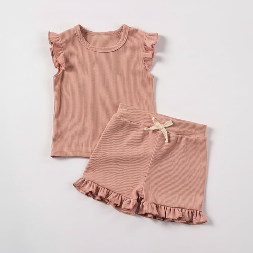 Meisjes Zomerset Ruches - Shirt en Shorts Set - KANIBOO